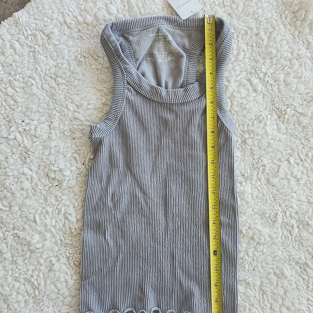 NWT..Free People Ribbed Tank Top - Picture 6 of 8